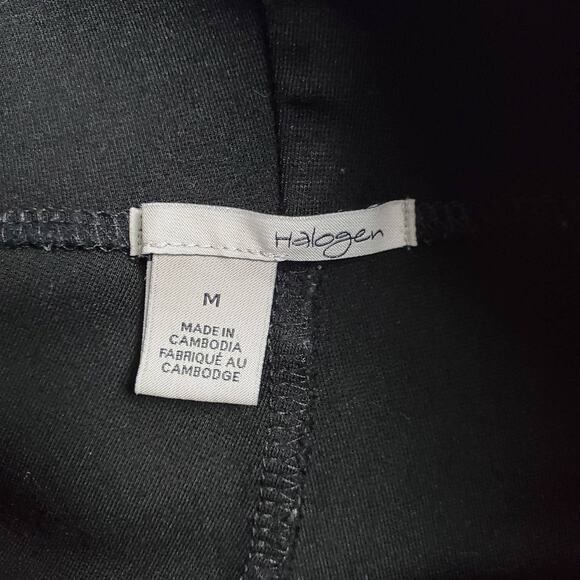 Photo Rework Halogen Mid Rise Black Pedal Pusher Legging with Elastic Panels| M - Picture 3 of 7